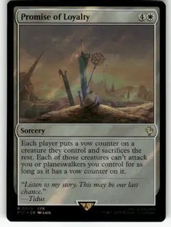 MTG - Promise of Loyalty (Surge Foil) - Final Fantasy - Image 1