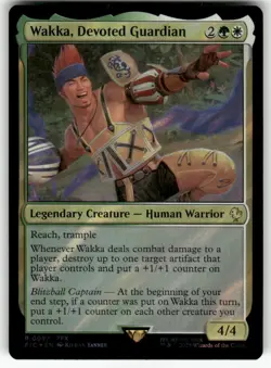 MTG - Wakka, Devoted Guardian (Surge Foil) - Final Fantasy - Image 1