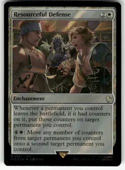MTG - Resourceful Defense (Surge Foil) - Final Fantasy - Image 1