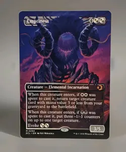 Magic The Gathering -Emptiness 294 - (Borderless) Lorwyn Eclipsed Regular - Image 1