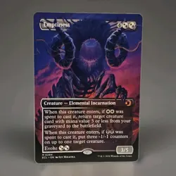 Magic The Gathering -Emptiness 294 - (Borderless) Lorwyn Eclipsed Regular - Image 3