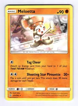 Meloetta SM - Unified Minds #123 (2019) Rare NM Pokemon - Image 1