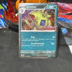 Tyranitar 135/193 NM+ Holo STAMPED Promo - Paldea Evolved - Pokemon TCG 2023 - Image 1