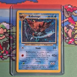 Pokemon TCG Kabutops 6/75 Neo Discovery Holo Rare Stage 2 90 HP English - Image 1