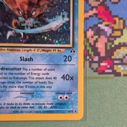 Pokemon TCG Kabutops 6/75 Neo Discovery Holo Rare Stage 2 90 HP English - Image 5
