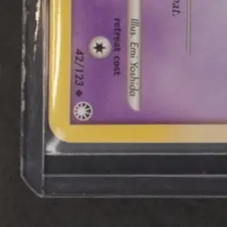 2007 POKEMON D&P MYSTERIOUS TREASURES HOLIDAY CALENDAR PROMO #42/123 CHINGLING - Image 4