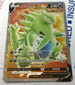 Tyranitar V Pokemon Custom Fan Made Art Card - Image 1