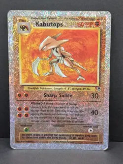 Kabutops 27/110 Legendary Collection Reverse Holo Rare Pokemon TCG fireworks MP - Image 1
