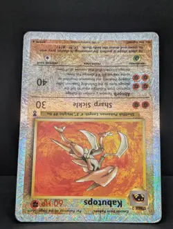Kabutops 27/110 Legendary Collection Reverse Holo Rare Pokemon TCG fireworks MP - Image 4