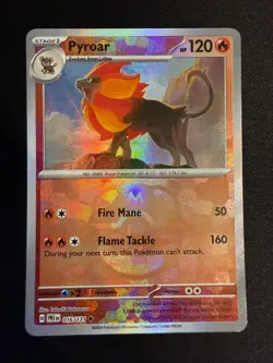 Pokemon TCG - Pyroar (Master Ball Pattern) 016/131 HOLO SV: Prismatic Evolutions - Image 1