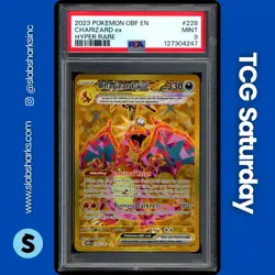 2023 POKEMON SV OBSIDIAN FLAMES - OBF EN #228/197 CHARIZARD EX HYPER RARE PSA 9 - Image 1