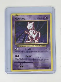 2016 Pokemon Gaming XY Evolutions Mewtwo #51/108 - Image 1