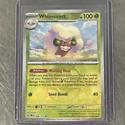 Pokemon TCG | Whimsicott | SV: Prismatic Evolutions Holo Master Ball 008/131 - Image 1