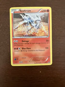 Pokemon TCG Reshiram BW23 & Zekrom BW24 Black Star Promo Set Of 2 LP - Image 2