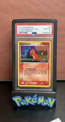 2007 Pokemon EX Power Keeper-Charmander,Rev Foil Power Keepers (Low Pop) - Image 1