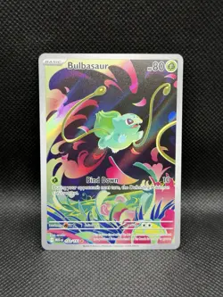 Bulbasaur 133/132 IR Mega Evolution Me01 ILLUSTRATION RARE HOLO Pokemon English - Image 1