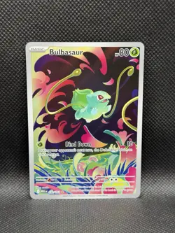 Bulbasaur 133/132 IR Mega Evolution Me01 ILLUSTRATION RARE HOLO Pokemon English - Image 3
