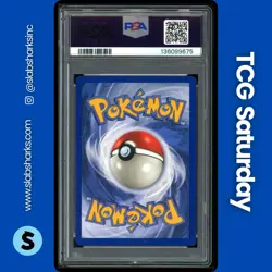 1999 POKEMON FOSSIL #6/62 HAUNTER HOLO RARE PSA 8 - Image 2