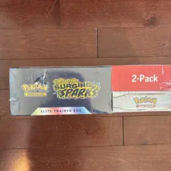Pokemon Surging Sparks ETB + Booster Bundle 2-Pack Costco SEALED - Fast Shipping - Image 2