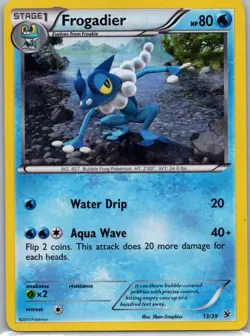 Pokemon TCG Frogadier 13/39 Kalos Starter Set Holo MP - Image 1