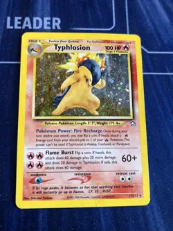 Typhlosion 17/111 Neo Genesis Holo Rare Pokemon - Image 1