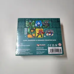 Sealed Pokemon Center 2025 NAIC Exclusive Coin Markers Damage Counter Dice - Image 2