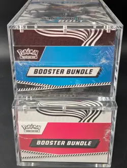 2x Pokemon SV10.5 Black Bolt White Flare Sealed Booster Bundle Display Case - Image 5