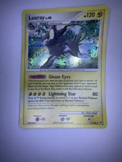 Luxray 7/130 - Holo Rare - Diamond & Pearl Base Set Pokemon TCG - Image 3