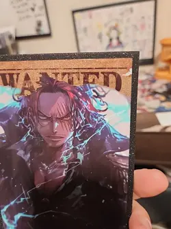 Shanks Wanted Poster A6 Board OP CCG One Piece - Image 4