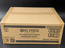 One Piece OP14-EB04 The Azure Sea's Seven English 12 Booster Box Case Sealed - Image 3