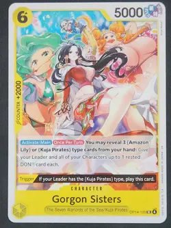 3x Gorgon Sisters The Azure Sea's Seven OP14-105 Playset X3 One Piece Play Set - Image 2