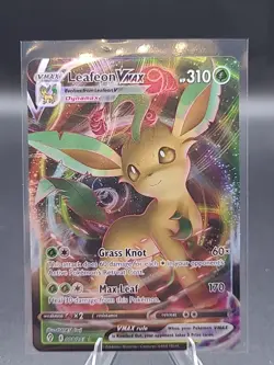 Leafeon VMAX Holo Card 008/203 Evolving Skies SWSH07 NM Condition English - Image 1