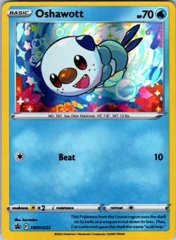 Oshawott - SWSH222 SWSH: Sword & Shield Promo Cards Pokemon TCG LP-NM - Image 1