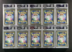 [PSA 10] Yu Nagaba × Pokemon Card Game Japanese Eevee’s Special Promo Set of 10 - Image 2