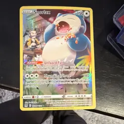 Pokemon Snorlax TG10/TG30 Lost Origin Ultra Rare Full Art Holo 150 HP TCG Card - Image 1