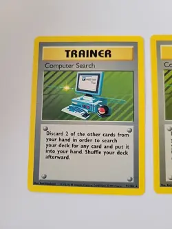 Lot of 3 Computer Search Pokemon Cards - Image 2