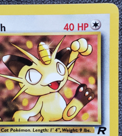 1st Edition Meowth - Team Rocket - #62/82 - Vintage Pokemon Card 2000 WOTC - Image 3