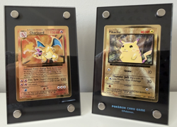 Celebrations (Metal Cards) Charizard 004/102 & Pikachu 058/102 w/Cases (MP/LP) - Image 1