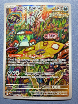 Pokemon TCG Brute Bonnet Illustration Rare Holo Card 207/182 Sv04: Paradox Rift - Image 1