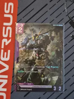 Gundam Barbatos 1st Form (GD02-054) [Foil] (NM) - Gundam Card Game - Dual Impact - Image 1