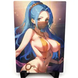 One Piece Nefertari Vivi Sexy Hot Anime Waifu Girl Goddess Story Holo Art Card - Image 3