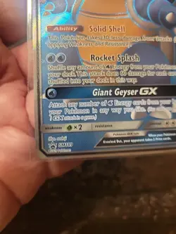 Blastoise GX SM189 - Black Star Promo - Full Art Ultra Rare Pokemon Card - LP - Image 2