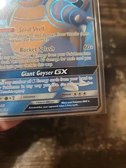 Blastoise GX SM189 - Black Star Promo - Full Art Ultra Rare Pokemon Card - LP - Image 3