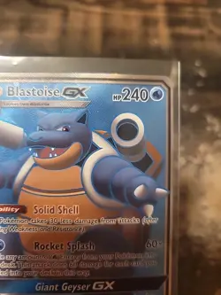 Blastoise GX SM189 - Black Star Promo - Full Art Ultra Rare Pokemon Card - LP - Image 4