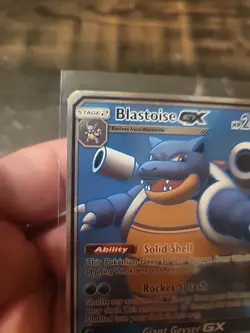 Blastoise GX SM189 - Black Star Promo - Full Art Ultra Rare Pokemon Card - LP - Image 5