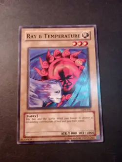 Yu-Gi-Oh! TCG Ray & Temperature Common Card LOB-035 LP-MP - Image 1