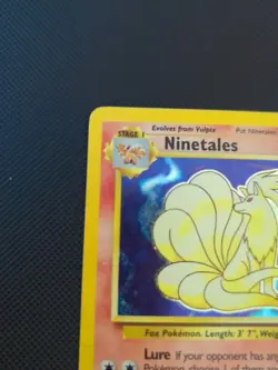 Pokemon Base Set 2 Ninetales Holo Card 13/130 MP/HP - Image 2