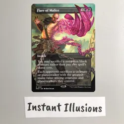 Flare of Malice NM - (Borderless) Modern Horizons 3 Mtg Tcg - Image 1