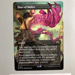 Flare of Malice NM - (Borderless) Modern Horizons 3 Mtg Tcg - Image 2