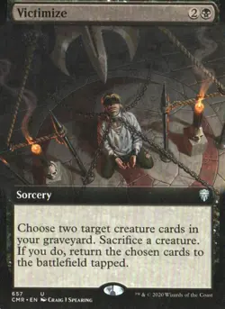 MTG COMMANDER LEGENDS EXTENDED ART VICTIMIZE - Image 1